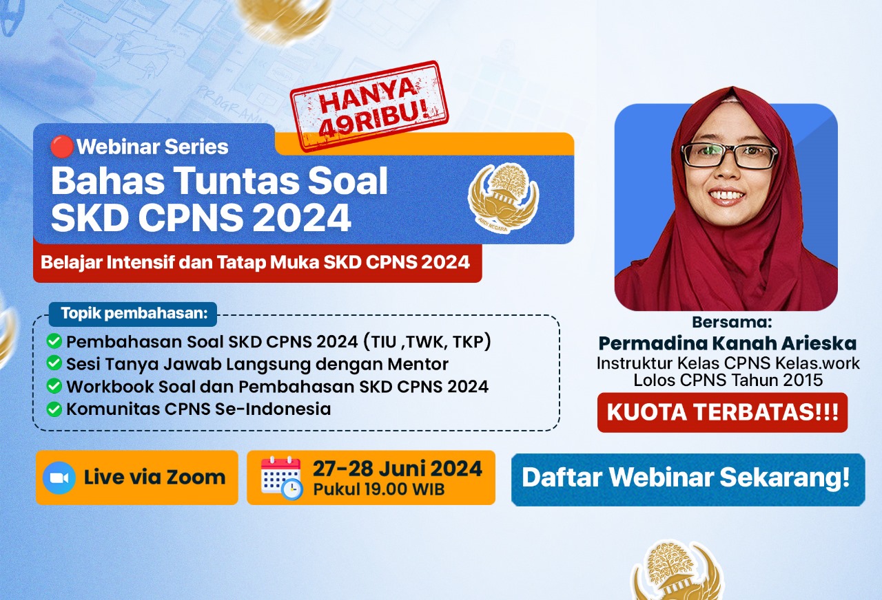 Webinar Series CPNS 2024 Kelas.com