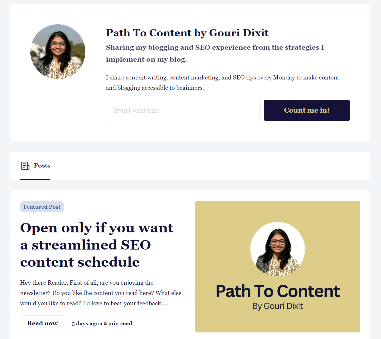 Author's ConvertKit Creator Network Profile