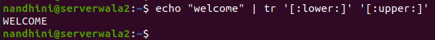 Linux tr Command Examples