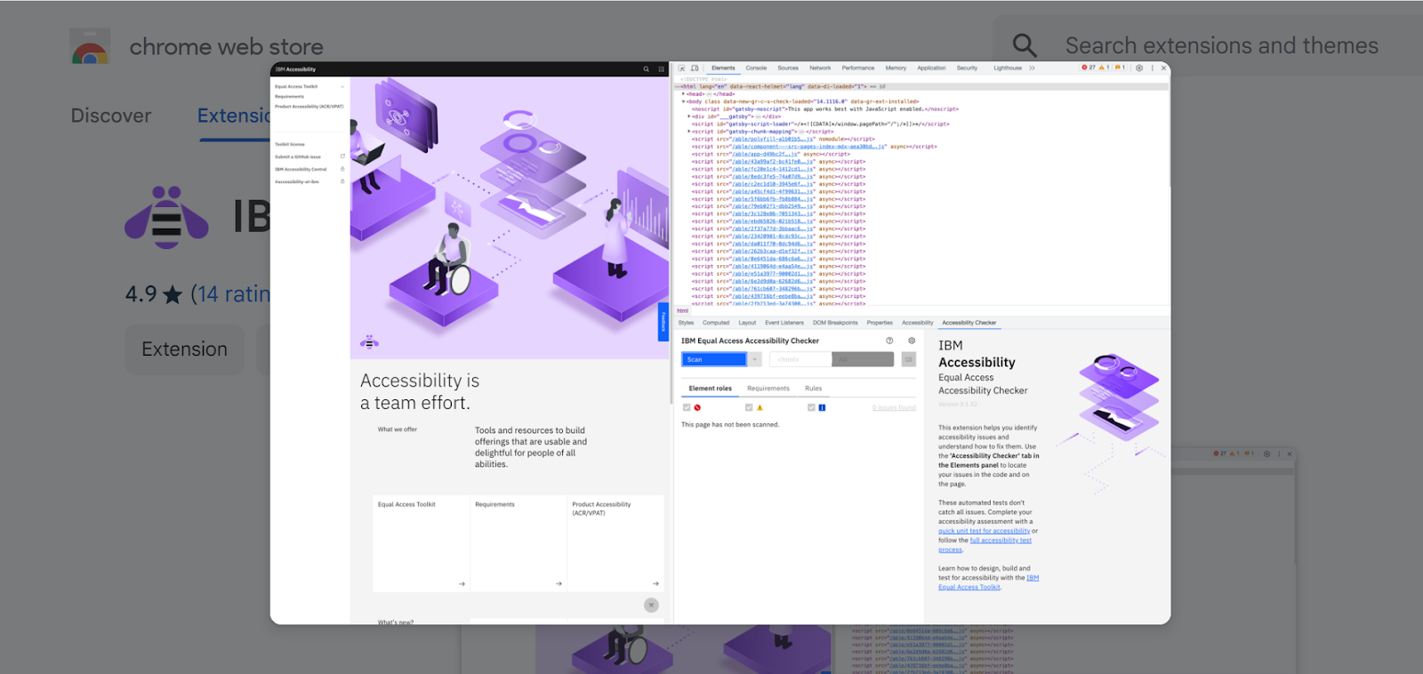 IBM Equal Access Accessibility Checker: 