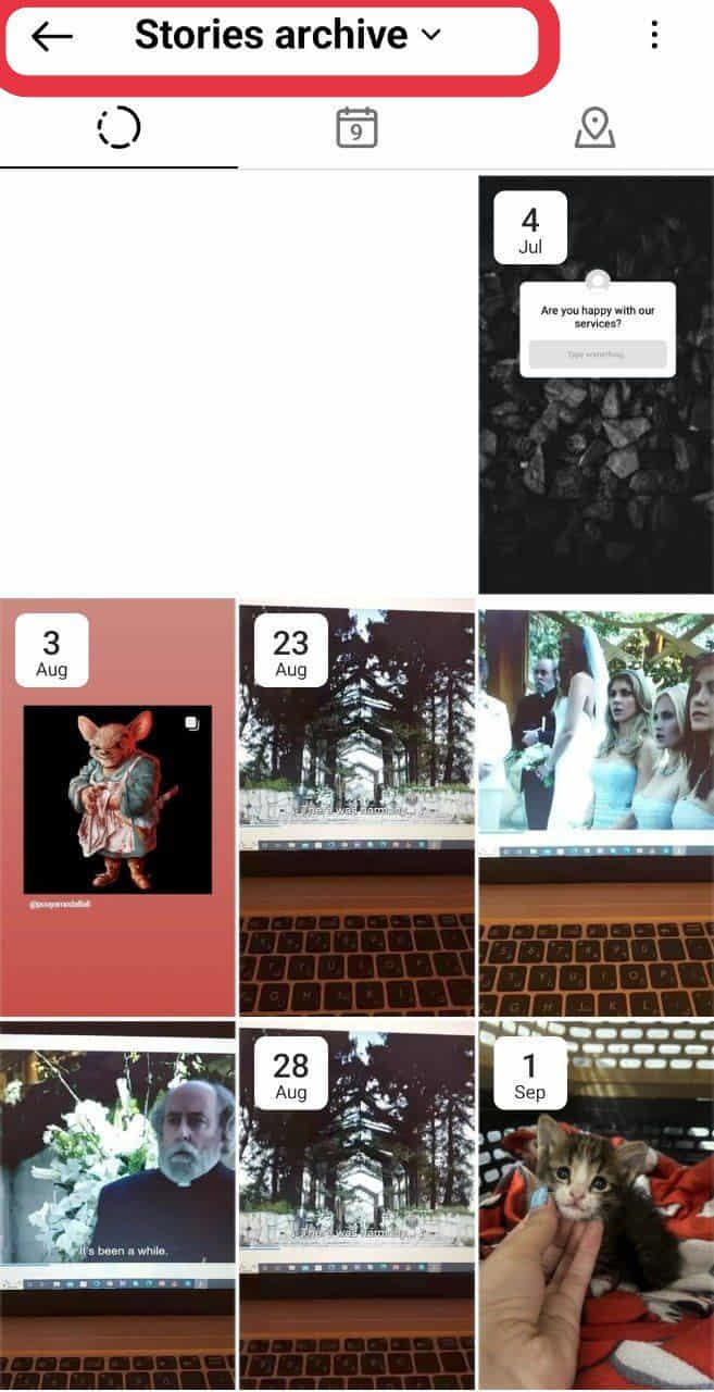 How to view old Instagram stories - step 3
