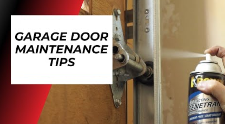 how to lubricate a garage door