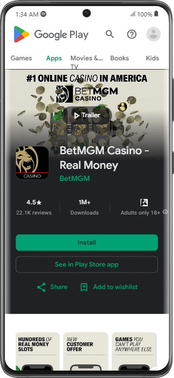 Get BetMGM app