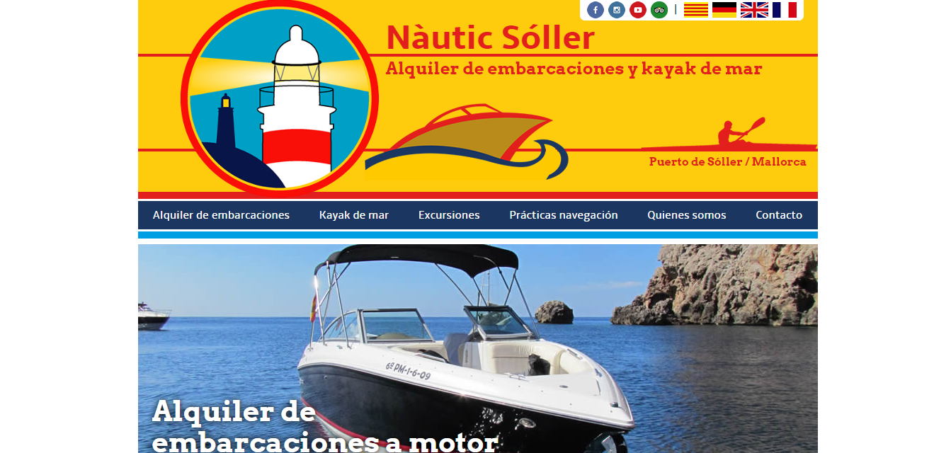 Actividades náuticas en Mallorca.
