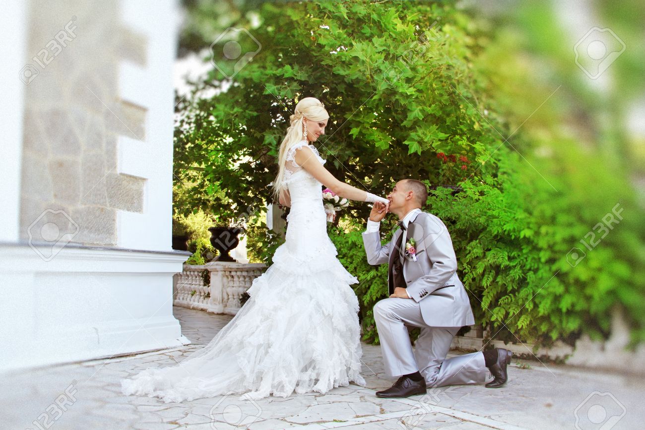 Wedding Proposal Kiss