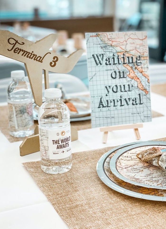 map party table setting