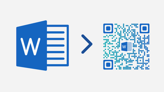 Word document into QR Code (QR Code for a word document)