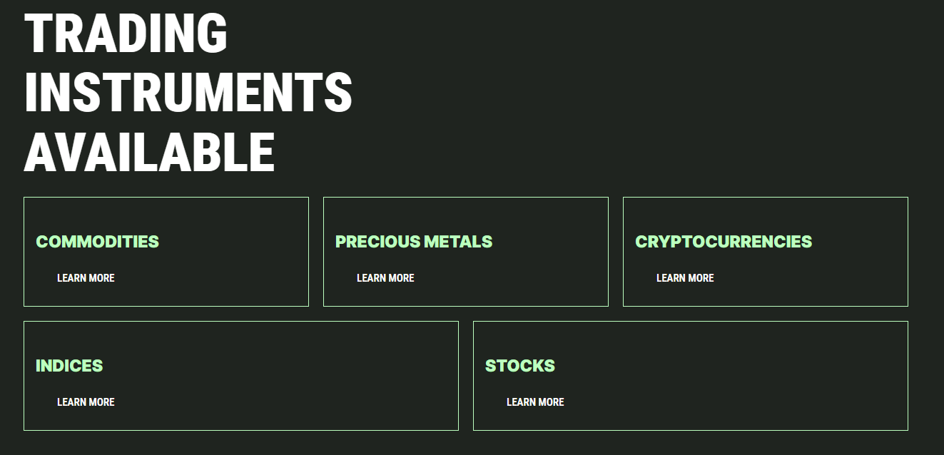 Growth Praxis trading instruments