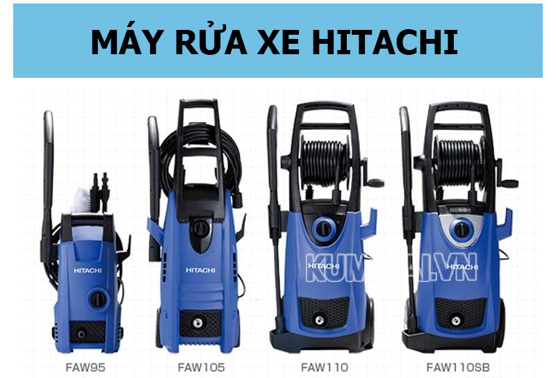 Top 5+ máy rửa xe Hitachi Nhật Bản đáng mua nhất 2024