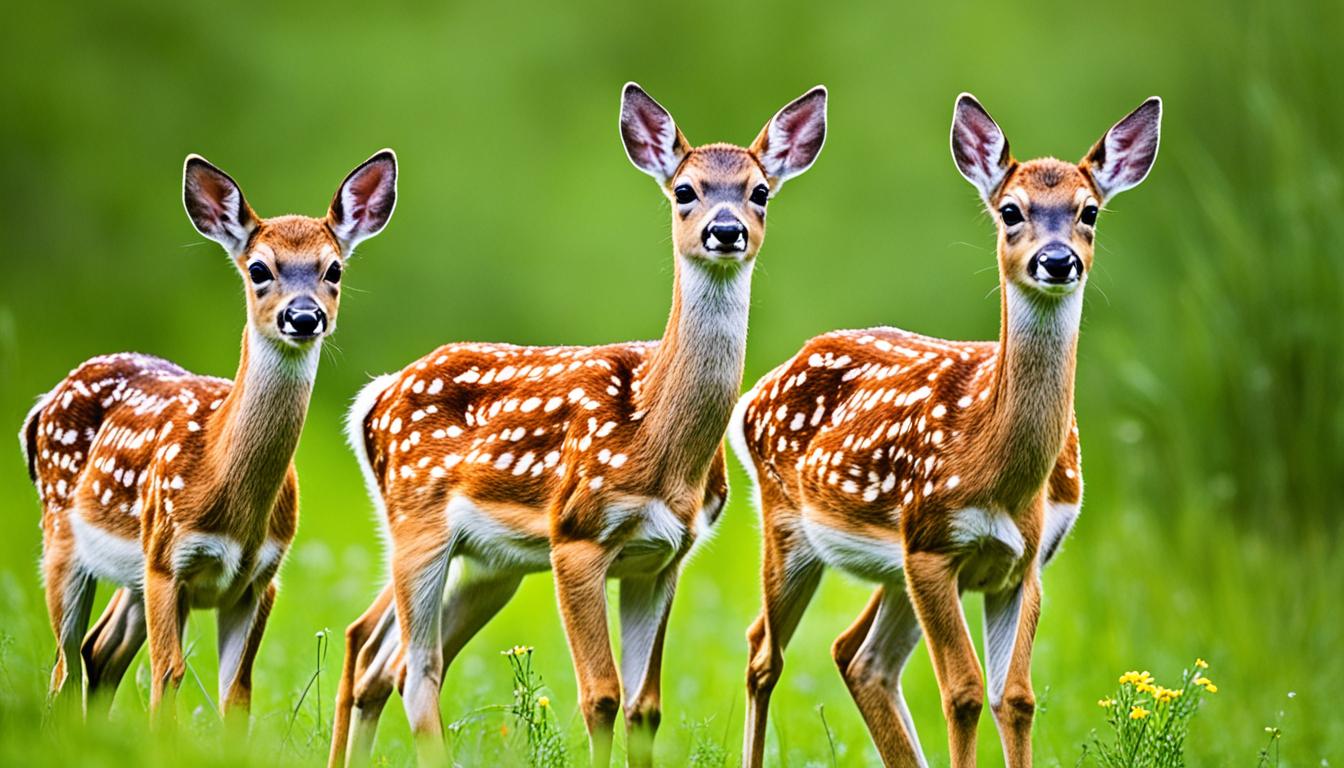 how many fawns can a deer have