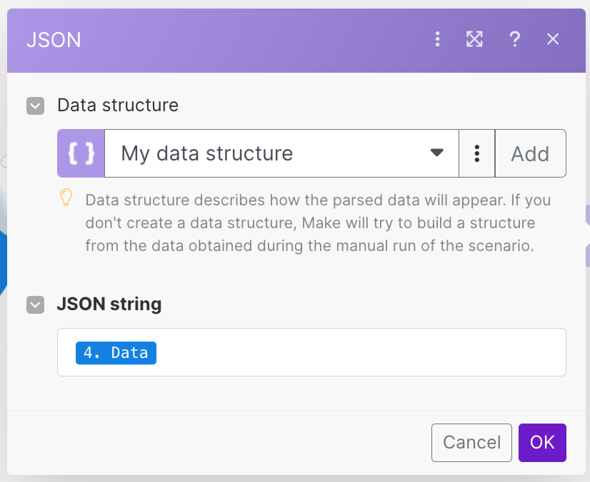 Parsing JSON data