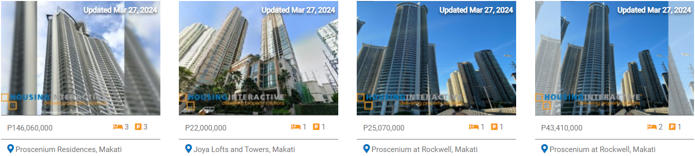 Residential Properties for Sale in Rockwell Center, Kalayaan Avenue