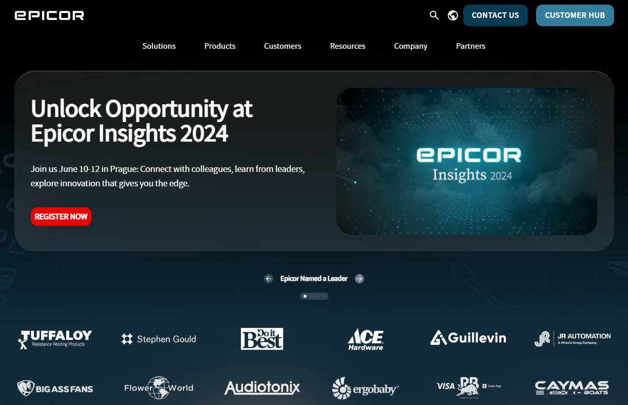 Epicor cloud erp software