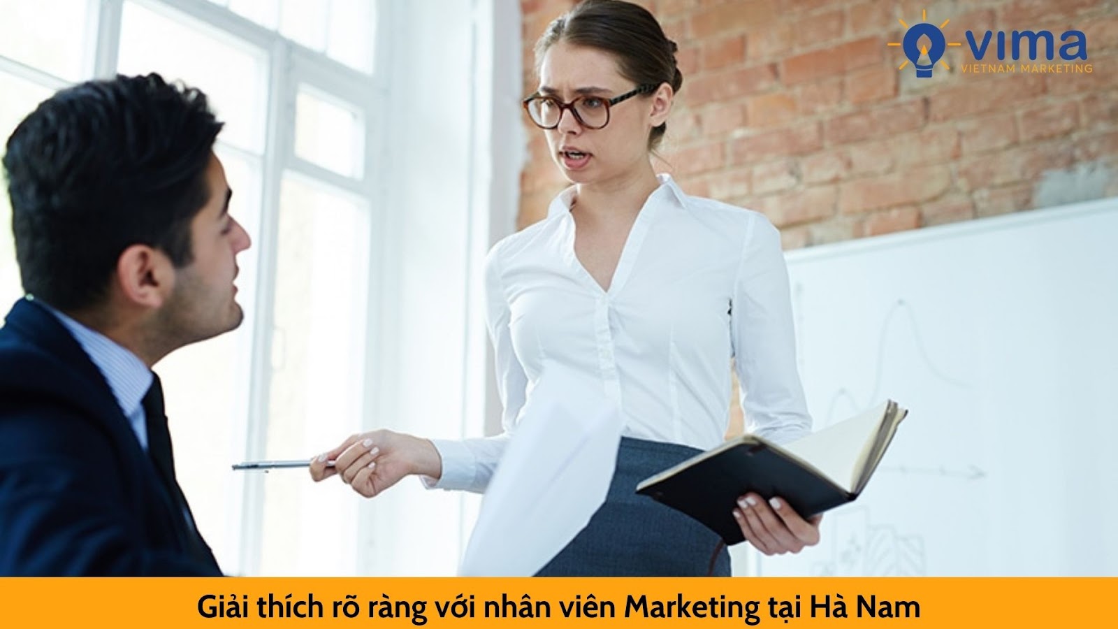 Giải thích rõ ràng với nhân viên Marketing tại Hà Nam