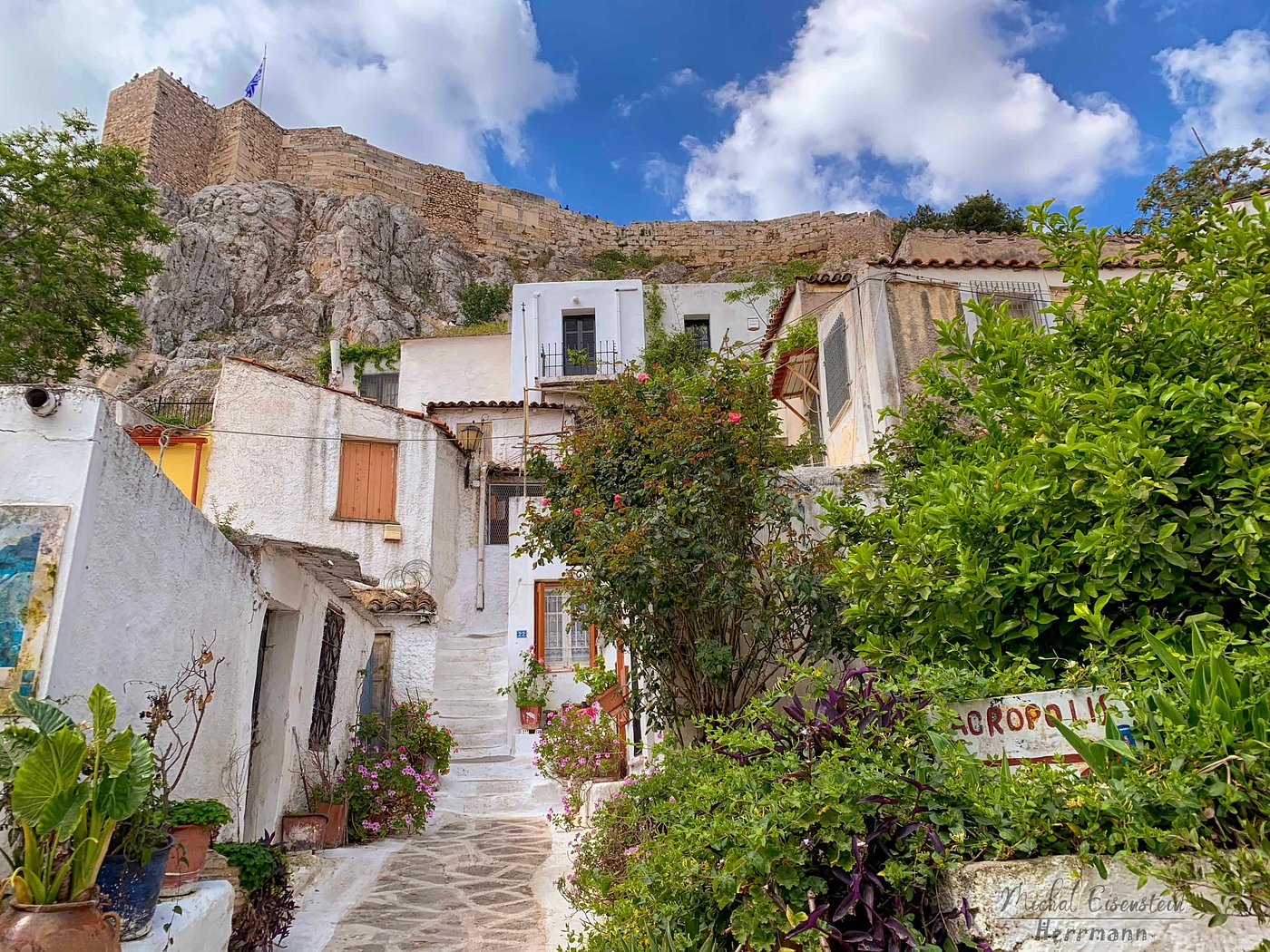 Image of Anafiotika neighborhood in Athens