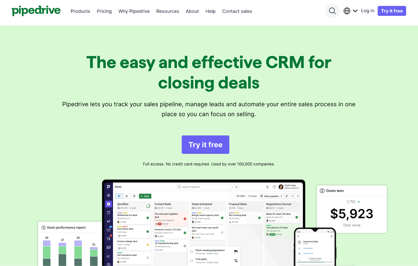 pipedrive crm 