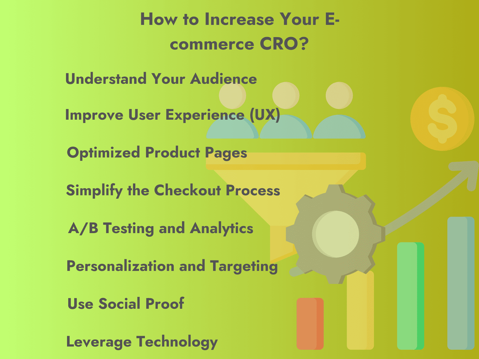 Steps to Increase Your E-Commerce CRO?
