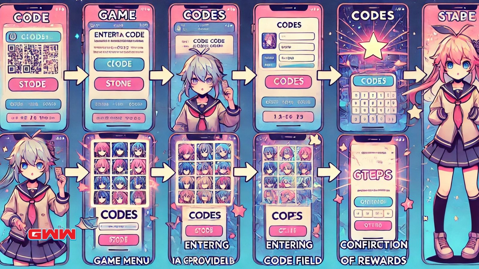 Anime Switch codes redemption step-by-step visual guide"