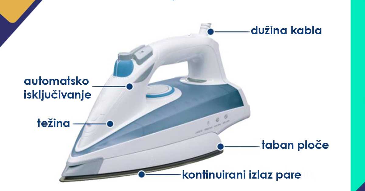 Komponente pegla na paru