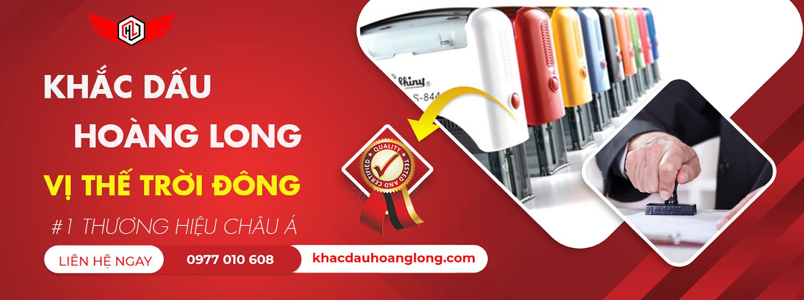 Khắc dấu Hoàng Long - Cơ sở khắc dấu uy tín tại các tỉnh miền Bắc, Bắc Giang