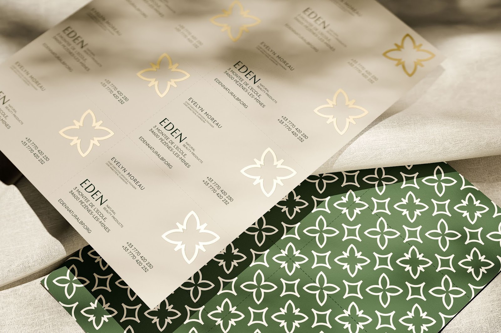 Artifact from the Eden Natural Beauty: Sustainable Branding and Visual Identity article on Abduzeedo