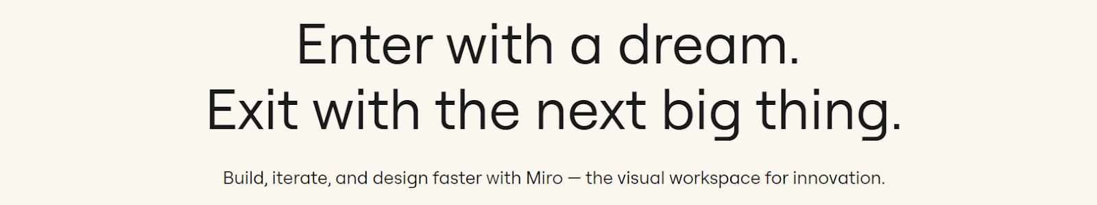 Image showing Miro as a workflow management platform