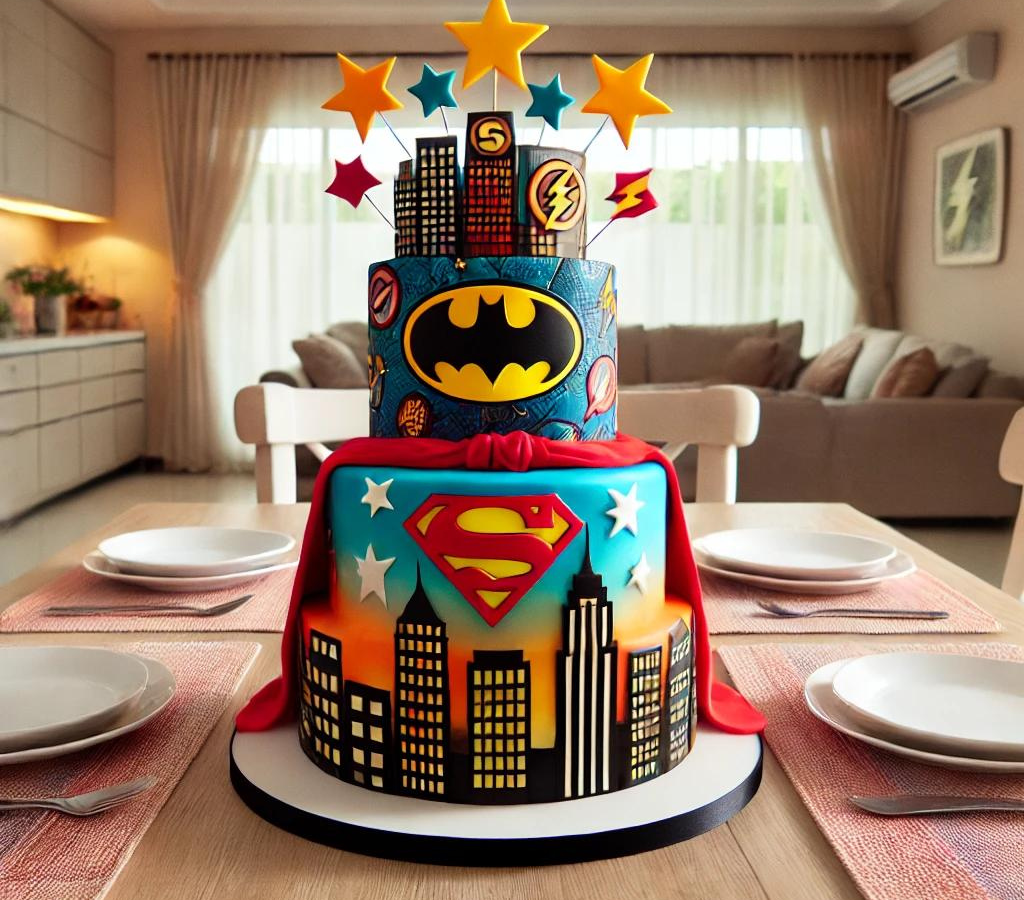 Superhero Designer Cake