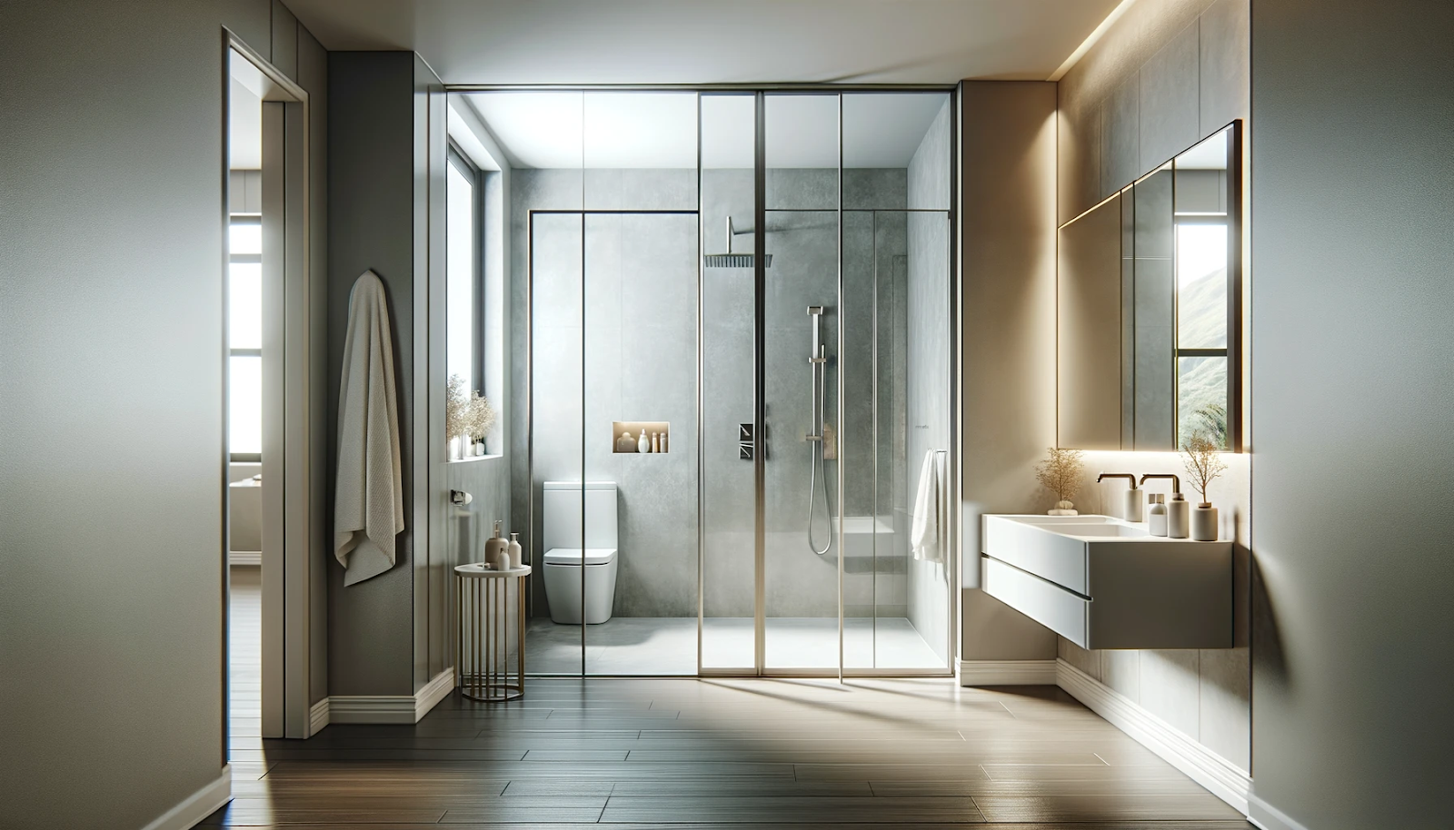 Bifold Doors in Bathrooms