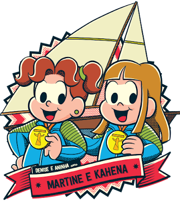 Martine e Kahena no universo Turma da Mônica (Foto: Turma da Mônica)