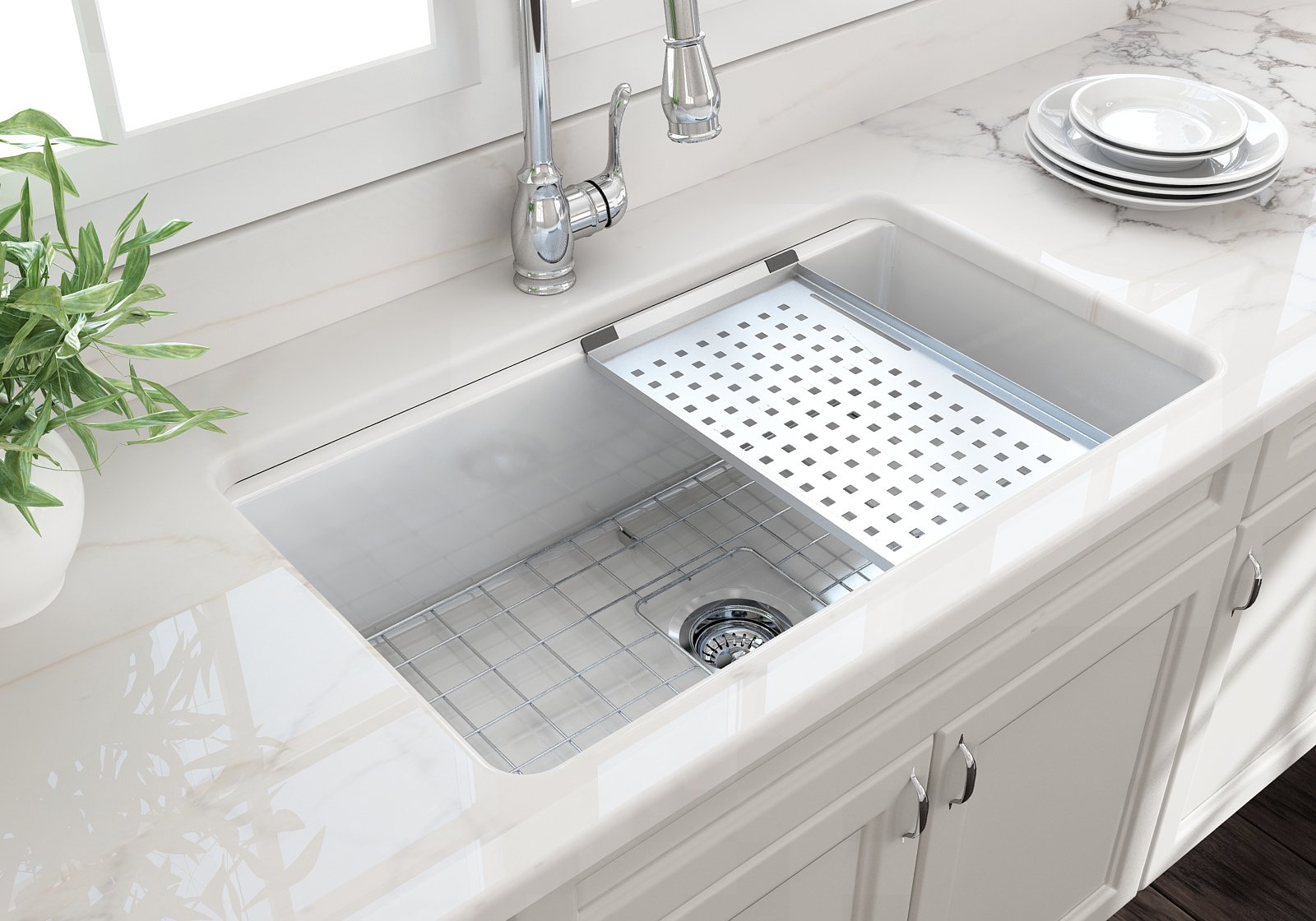 White Fireclay Sink Undermount: Elevate Your Kitchen Style!