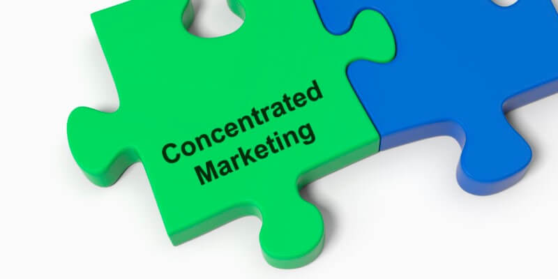 Concentrated marketing adalah