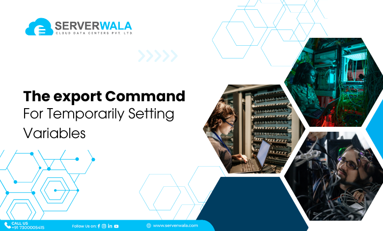 The Export Command for Temporarily Setting Variables