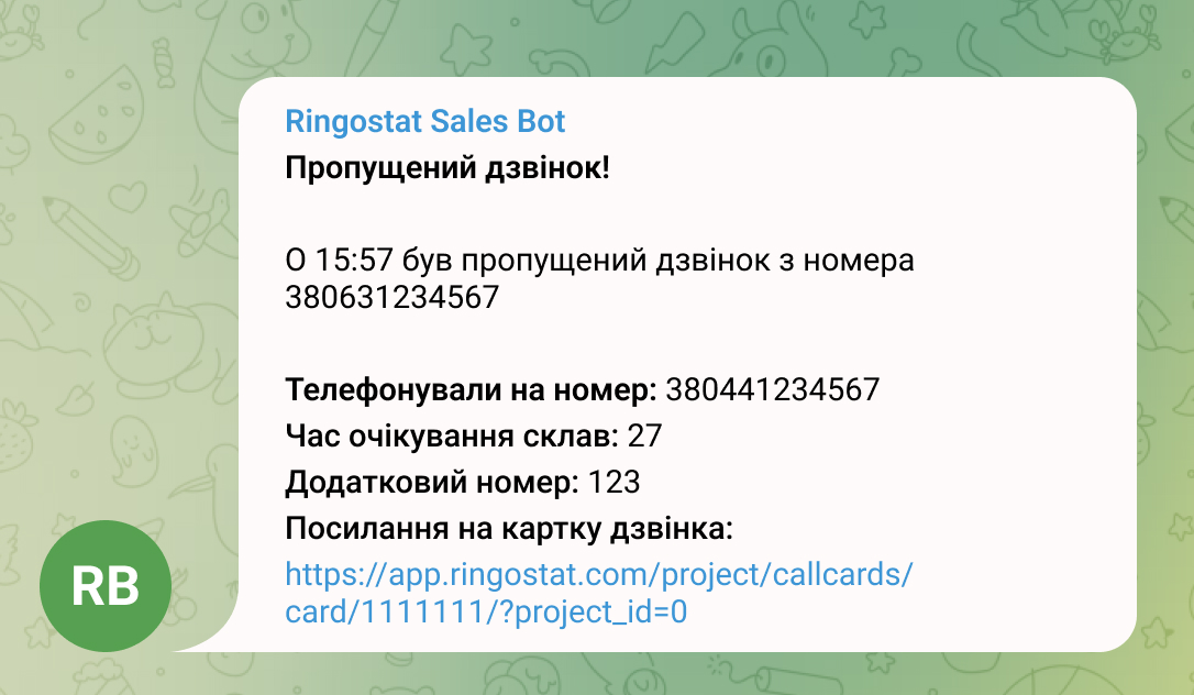 продажі, комунікація для продажів, звітність для контролю, контроль пропущених викликів