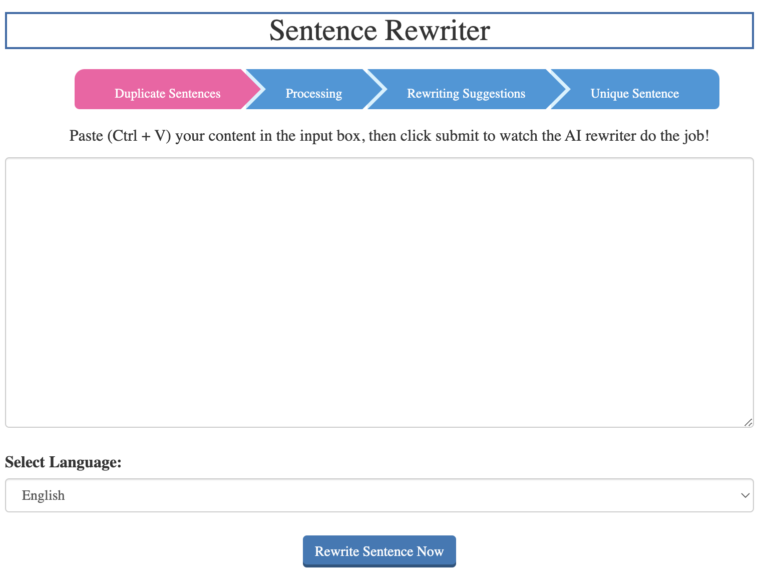 SEO Magnifier Sentence Rewriter