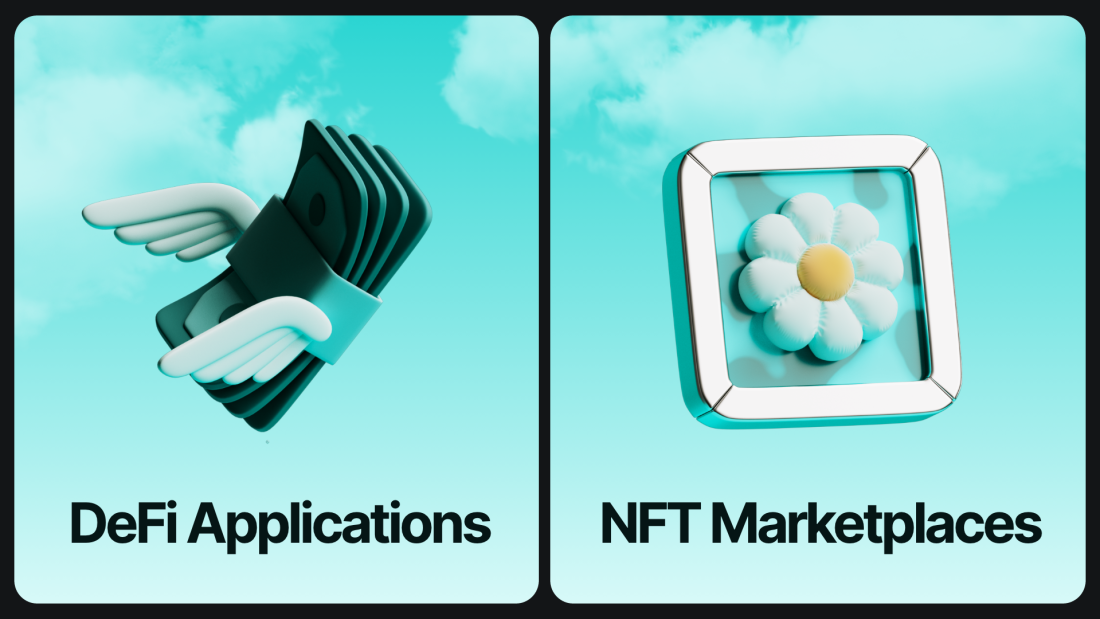 defi applications and nft marketplaces