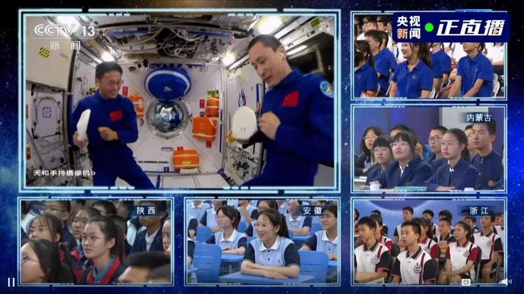 CNSA #ChinaNationalSpaceAdministration #国家航天局 |#BRI #September2023 |  #天宫#Tiangong #ChinaSpaceStation #CMS #ChinaMannedSpace #神舟十六号 #Shenzhou16  #Takionauts the fourth lesson of #TiangongClassroom .. #SpaceScienceClasses  21st September 2023 ...