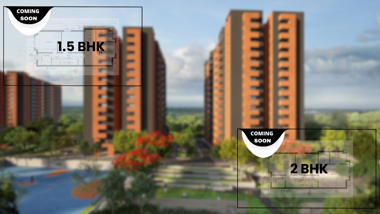 Your future dream house with premium 1.5 & 2 Bed Apartments provides a feeling of luxury lifestyle.