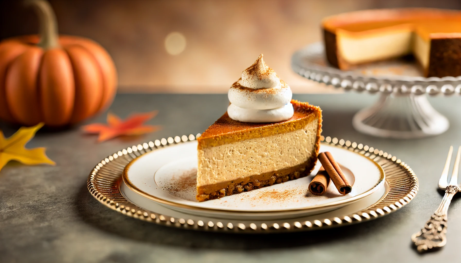 Pumpkin Spice Cheesecake