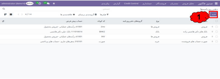 دفتر روزنامه رکوردی دائمی است از تمام تراکنش‌های مالی   در یک کسب‌وکار 