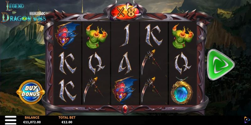 Legend of the Dragon Wins DoubleMax Slot Grid Layout and Symbols