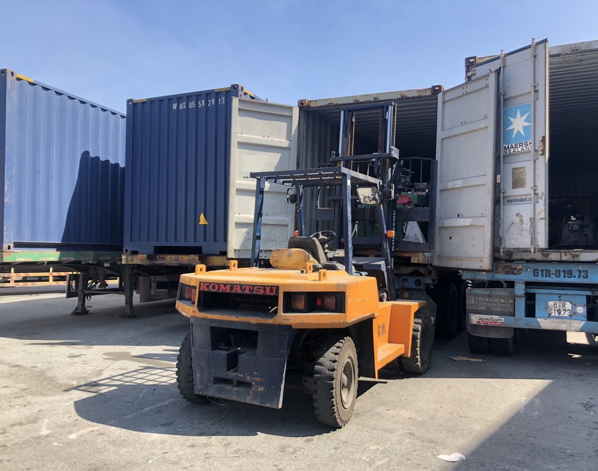  Xe nâng tăng hiệu quả quá trình vận chuyển rất nhiều