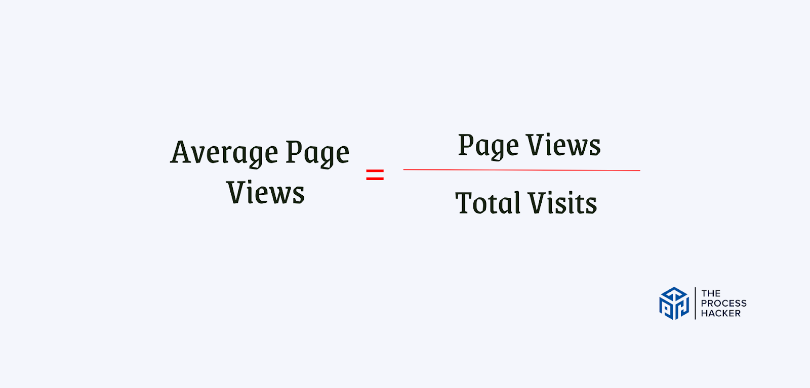 Formula for Average Page Views