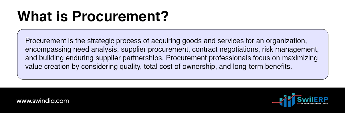 What is Procurement? 
