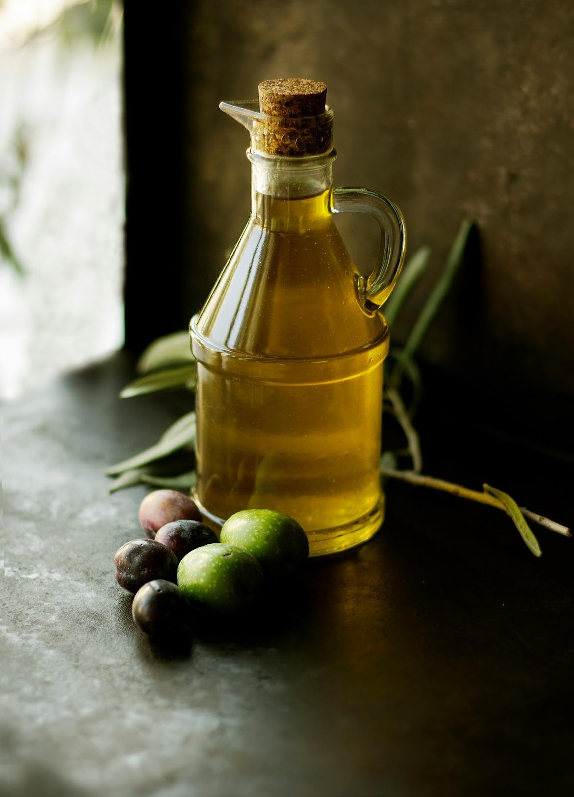 A bottle of Extra Virgin Olive Oil