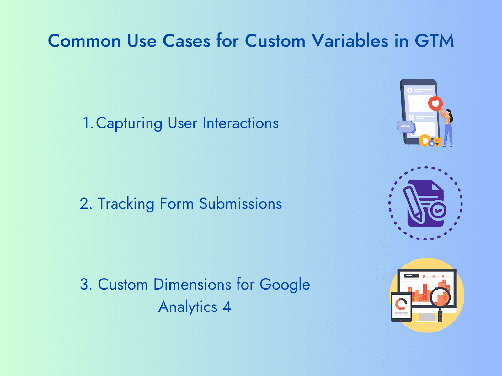 Use Cases for Custom Variables in GTM