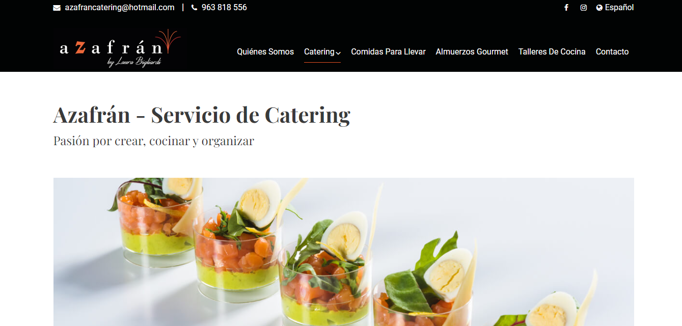 Servicios de buffet y coctelería para celebraciones en España.
