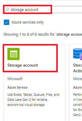 Azure Storage account