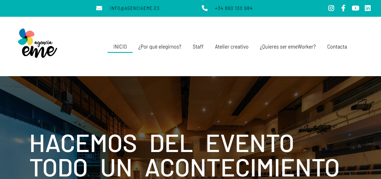 Organización de eventos Madrid para empresas.
