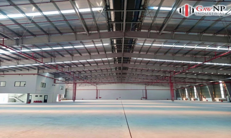 Không gian thoáng mát của xưởng sản xuất cho thuê Gaw NP tại Thái Nguyên