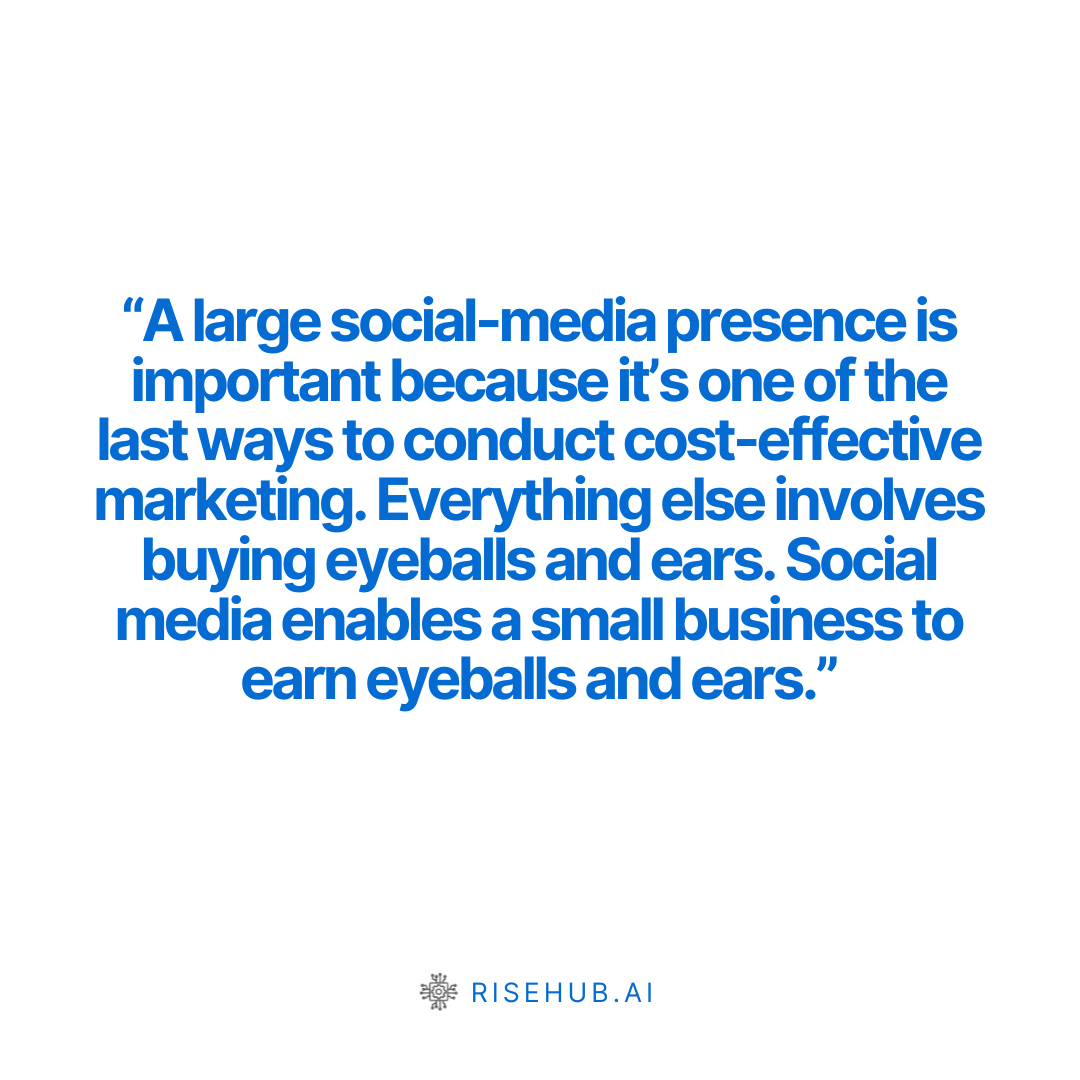 Social media plays a crucial role in lead generation